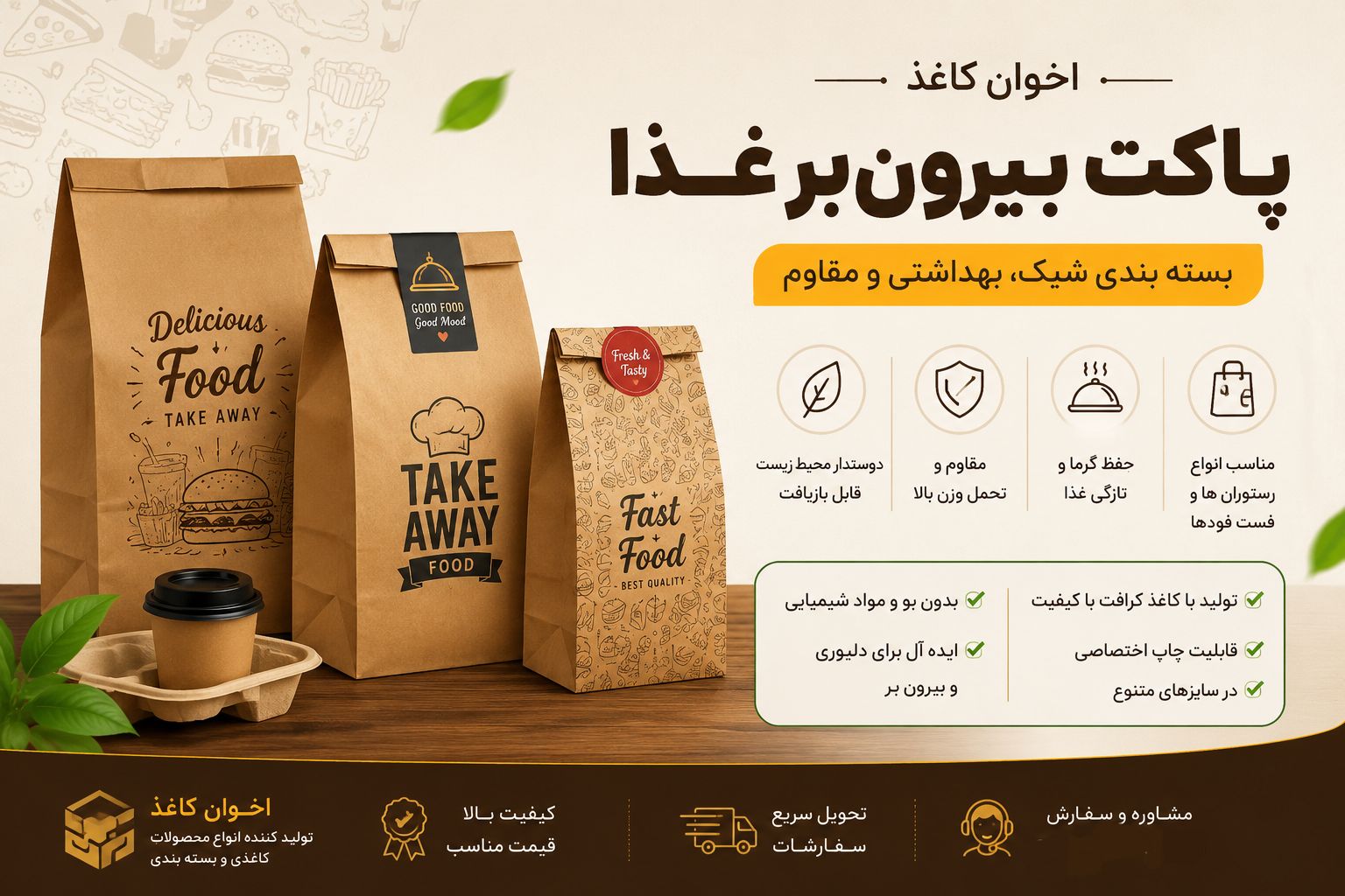 desktop banner فروشگاه آنلاین پاکت ، کاغذ ، جعبه اخوان کاغذ